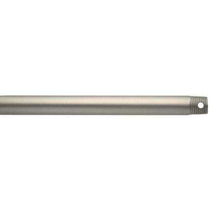 Kichler® 360003NI Dual Threaded Fan Extension Downrod, For Use With Ceiling Fan, 120 VAC, 110 W, Steel, Brushed Nickel, Import